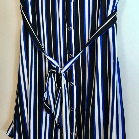 City Chic | BNWT | Hampton Longline Stripe Top Shirtdress | Cobalt | RRP $125 - Picture 12 of 14